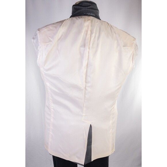 Hugo Boss ROSSELLINI Sport Coat Blazer Suit Three Button Jacket Wool Gray Sz 40R - Picture 13 of 15